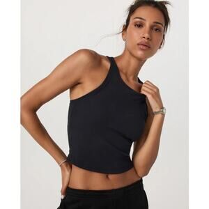 Vuori Pose Plyo Tank Top Womens M Black Athletic Yoga Workout $68 MSRP